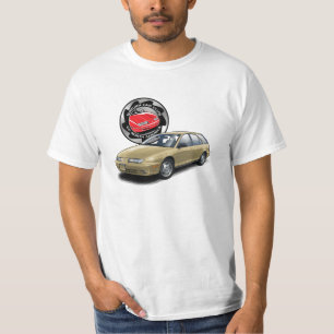 T-shirt de chariot de la GEN 2 de Saturn d'or de