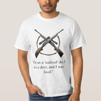 T-shirt de chasse avec citation amusante