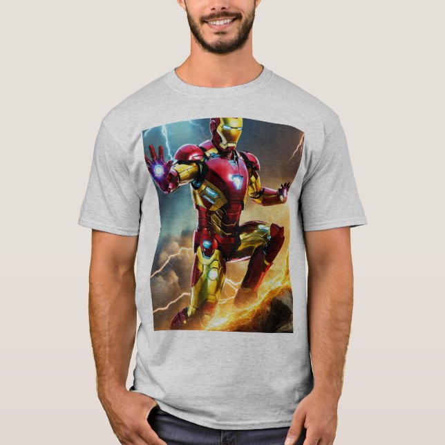 T-shirt de chasse Design de qualité coton imprimé (Devant)