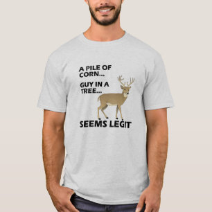 T-shirt de chasse drôle semble légitime