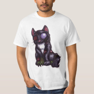 T-shirt de chaton de zombi