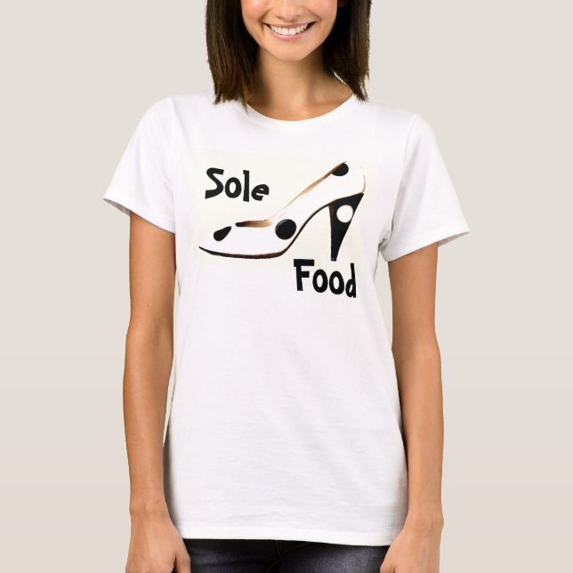 T-shirt de chaussure de haute couture (Devant)