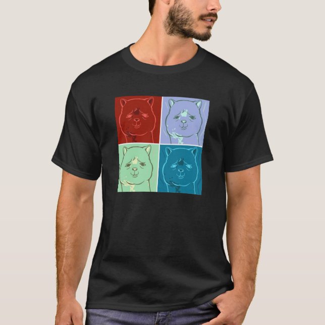 T-shirt de cheval de Herbe-Boue (Devant)