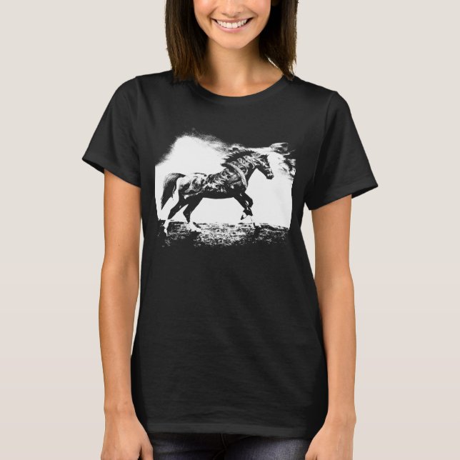 T-shirt de cheval d'Ornated (Devant)