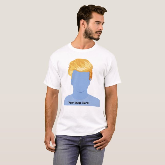 T-shirt de cheveux du Président Donald Trump (Devant entier)