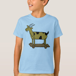 T-shirt de chèvre de jouet Art Vintage