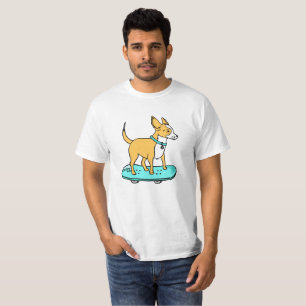 T-shirt de Chi de planche à roulettes