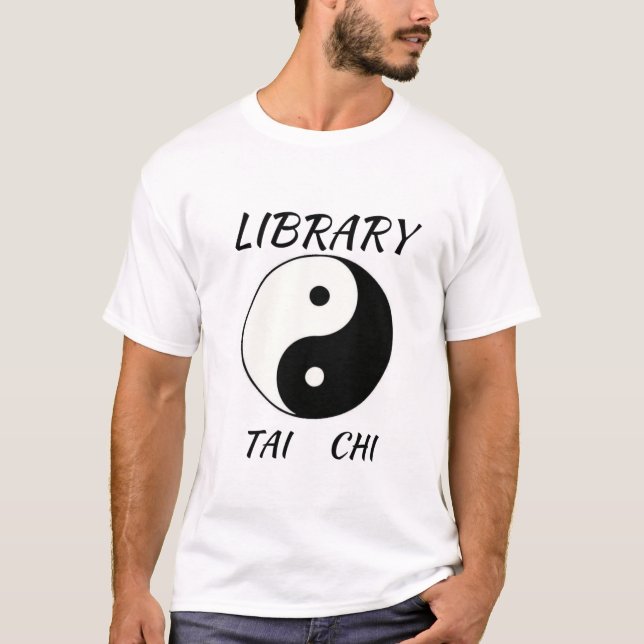 T-shirt de Chi de Tai de bibliothèque (Devant)