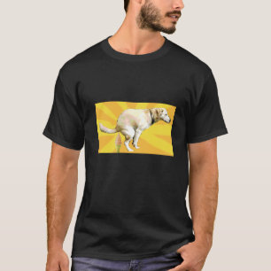 T-shirt De chien de dunettes crème glacée