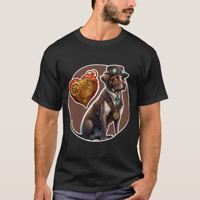 T-shirt de chien de Labrador Retriever 2 (Devant)