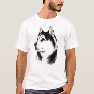 T-shirt de chien de traîneau sibérien