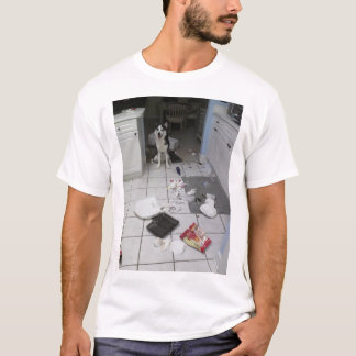 T-shirt de chien de traîneau sibérien