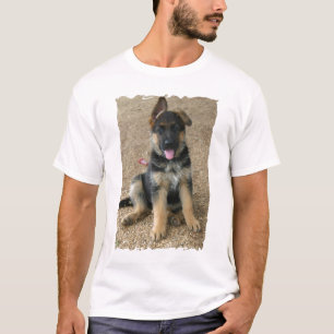 T-shirt de chiot de berger allemand