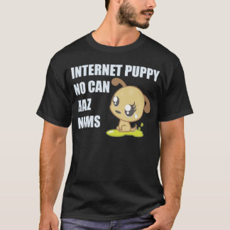 T-shirt de chiot d'Internet