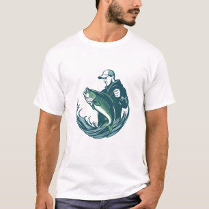 T-Shirt de Chuchoteur de Poissons Artistique