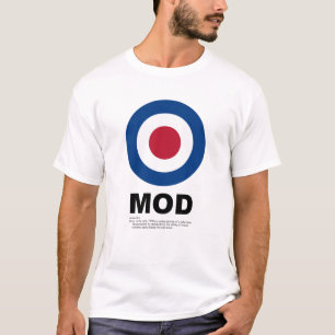 T-shirt de cible de mod