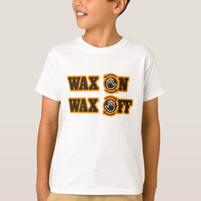 T-shirt De cire cire dessus - (Devant)