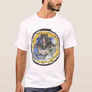 T-shirt de citation de corneille d'imbéciles de