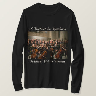 T-shirt de citation de photo d'orchestre