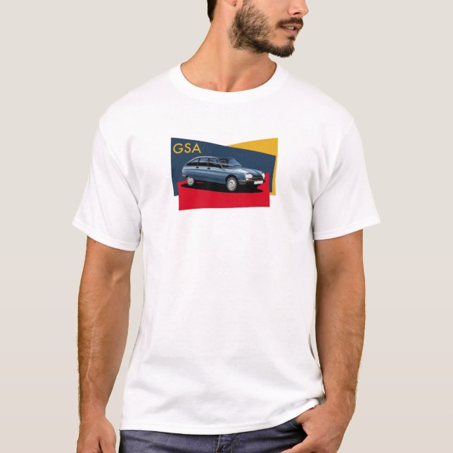 T-shirt de Citroen GSA (Devant)