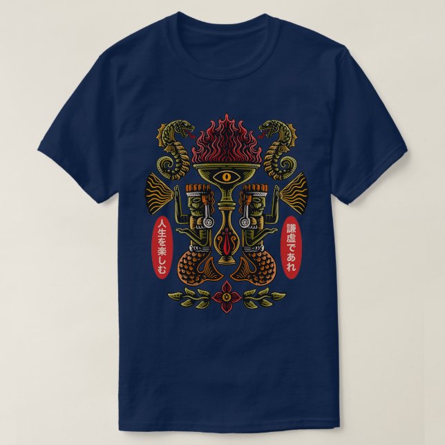 T-shirt de civilisations anciennes Couleur complète (Design devant)