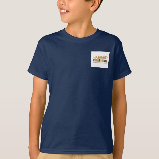 T-shirt de classique de la jeunesse de logo (Devant)