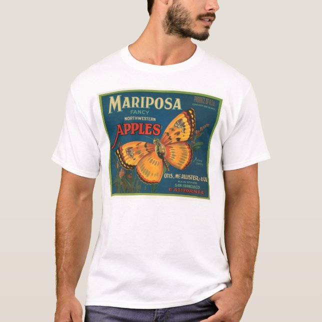 T-shirt de classique de Mariposa (Devant)