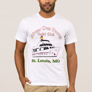 T-shirt de club de yacht de DES Peres de rivière