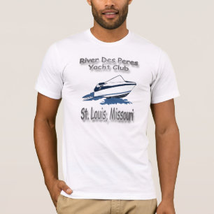 T-shirt de club de yacht de DES Peres de rivière