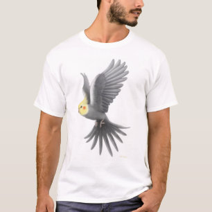 T-shirt de Cockatiel de vol