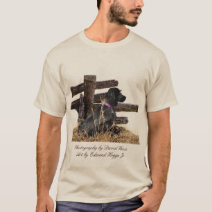 T-shirt De cocker de Spaniel/d'épagneul de club de logo