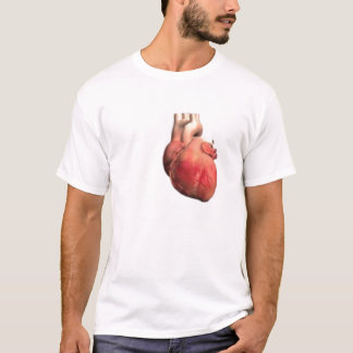 T-shirt de coeur - avant et dos