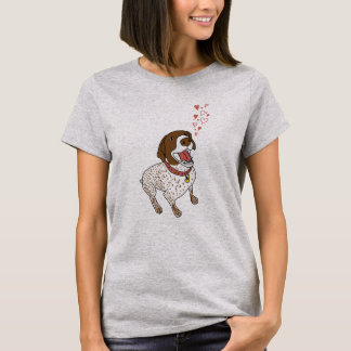 T-shirt de coeur de système de préférences