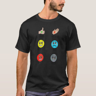 T-shirt de communication par image non verbale pou