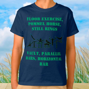 T-Shirt de compétences de gymnastique pour garçons