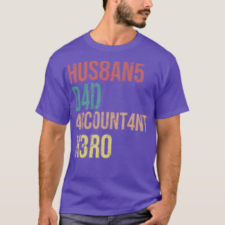 T-shirt de comptable papa comptable père cadeau Idée
