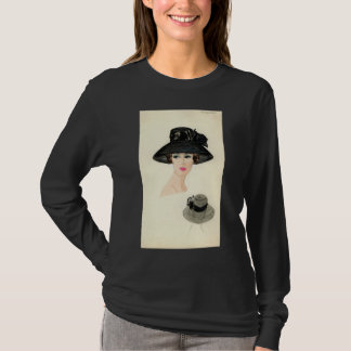 T-shirt de concepteur de Halston