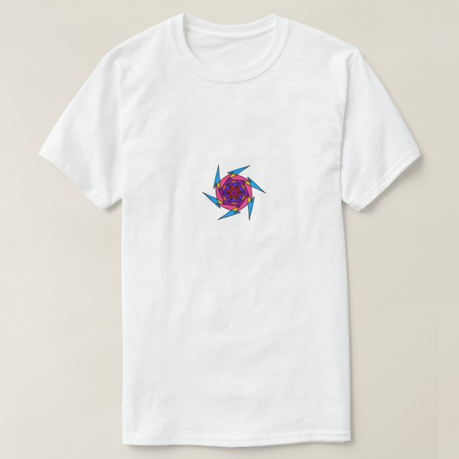 T-shirt de conception d'art symétrique (Design devant)