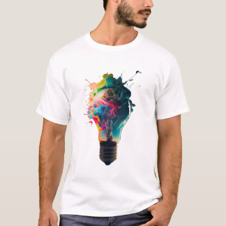 T-Shirt De Conception De Bulles Colorées