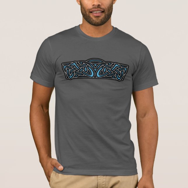 T-shirt de conception de Knotwork de Celtic de (Devant)