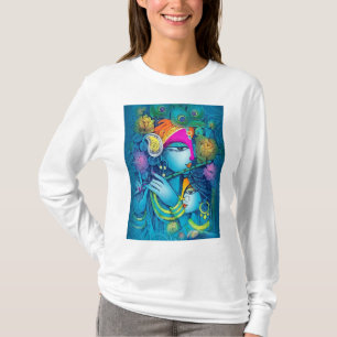 T-shirt de conception de Krishna de charge