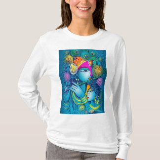 T-shirt de conception de Krishna de charge