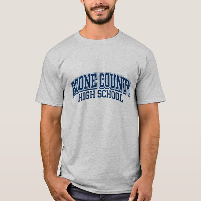 T-shirt de conception de voûte du comté de Boone (Devant)