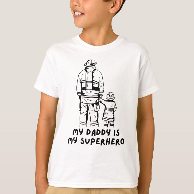 T-shirt de conception graphique du père et du fils (Devant)