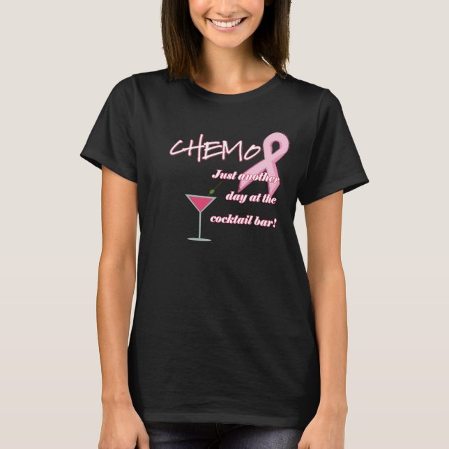 T-shirt de conscience de cancer du sein de chimio (Devant)