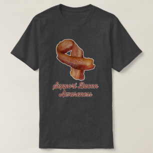T-shirt de conscience de lard de soutien