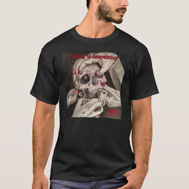 T-shirt de conscience de névralgie faciale (Devant)