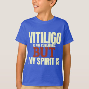 T-shirt de conscience de vitiligo