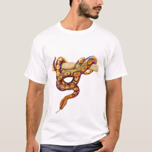 T-shirt de constricteur de boa d'arc-en-ciel