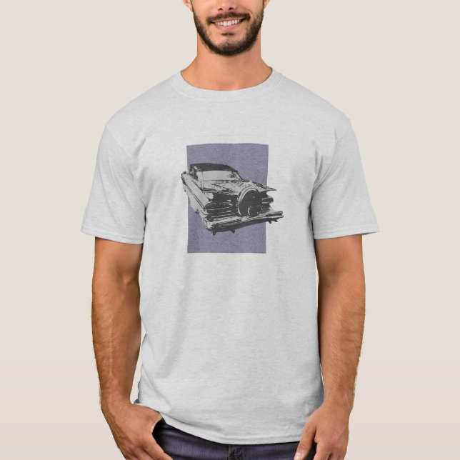 T-shirt De 'convertible 59 impalas avec le kit continental (Devant)